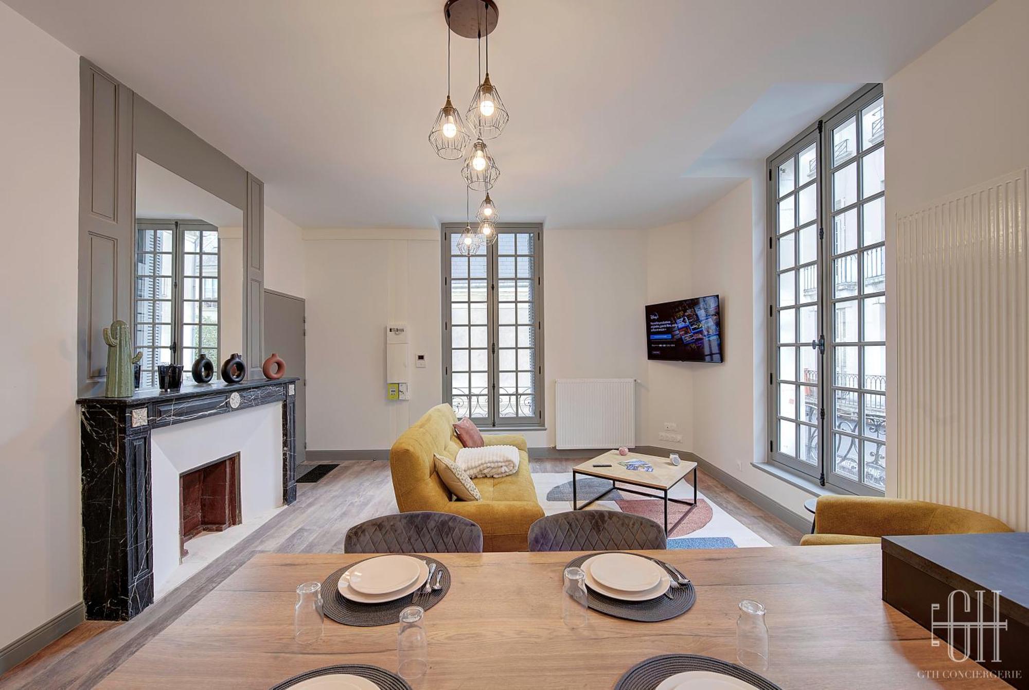 Apartament Le Racine / Colbert - Bords De Loire Tours Zewnętrze zdjęcie